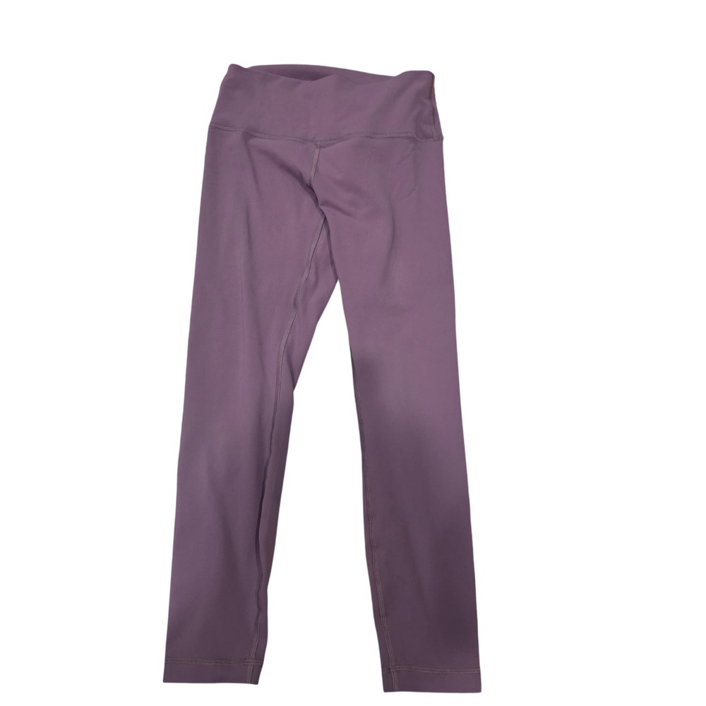 Lululemon Wunder Under High Rise Leggings Purple Size 8 Yoga Training Pants - Picture 3 of 5